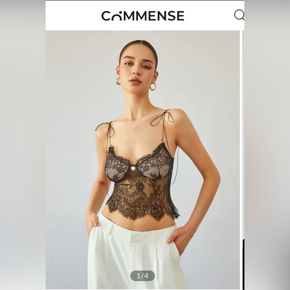 Commense Other - Commense Black Lace Chemise